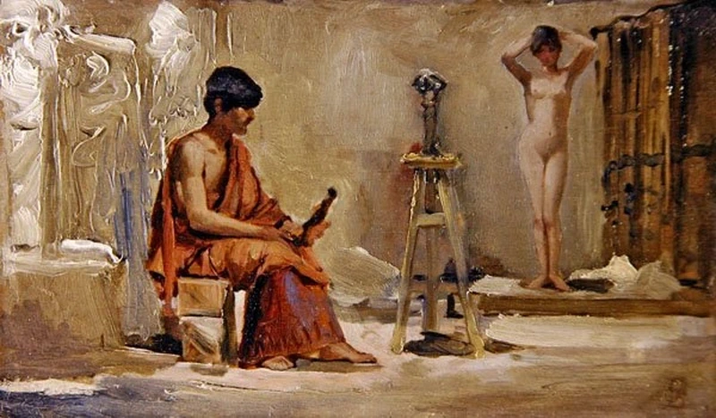La modella dell'artista